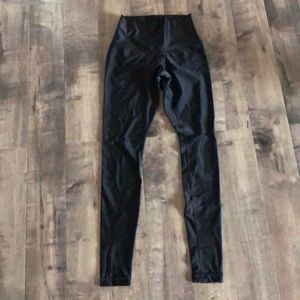 Lululemon black shine tight